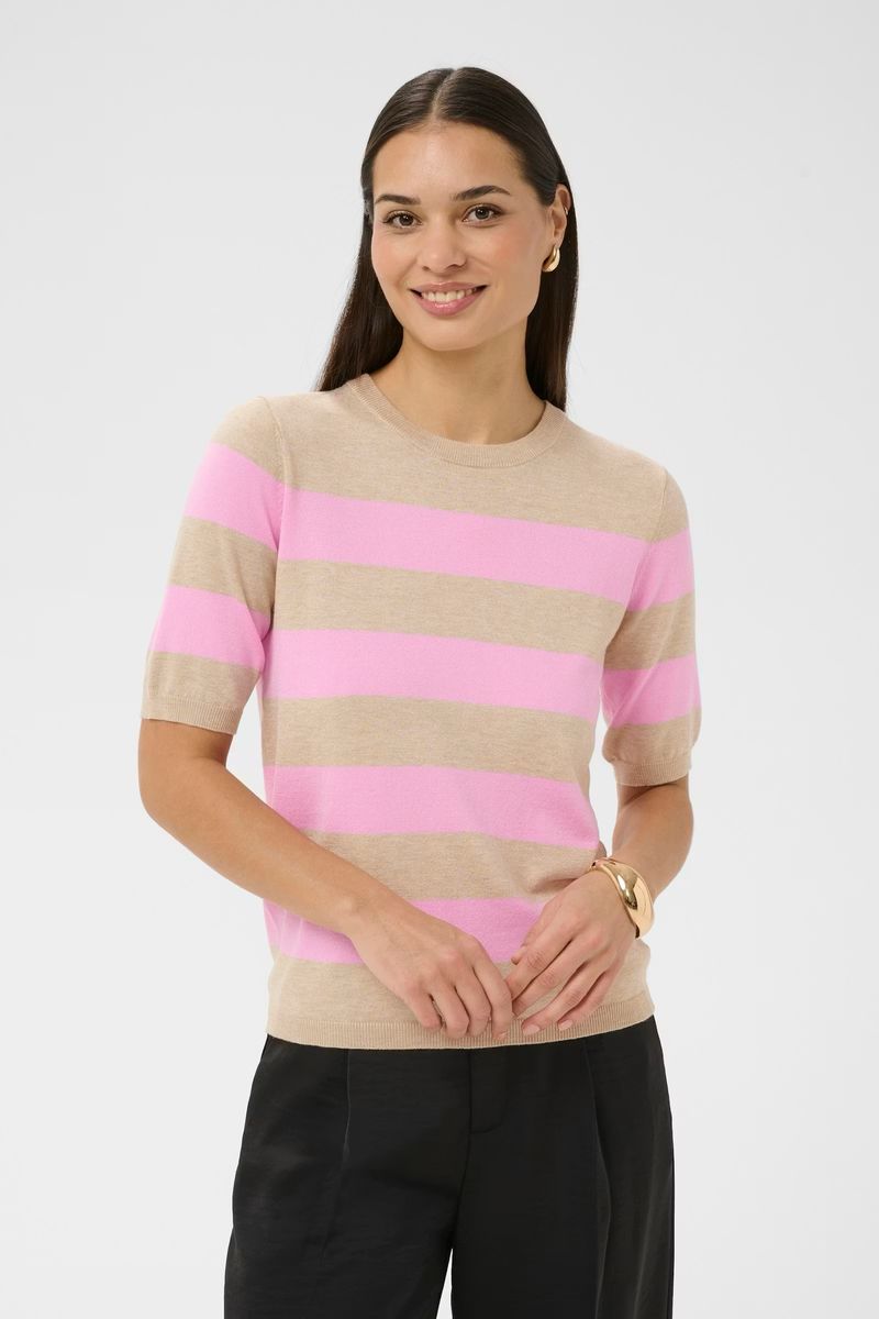 Lizza Striped Knit Kaffe