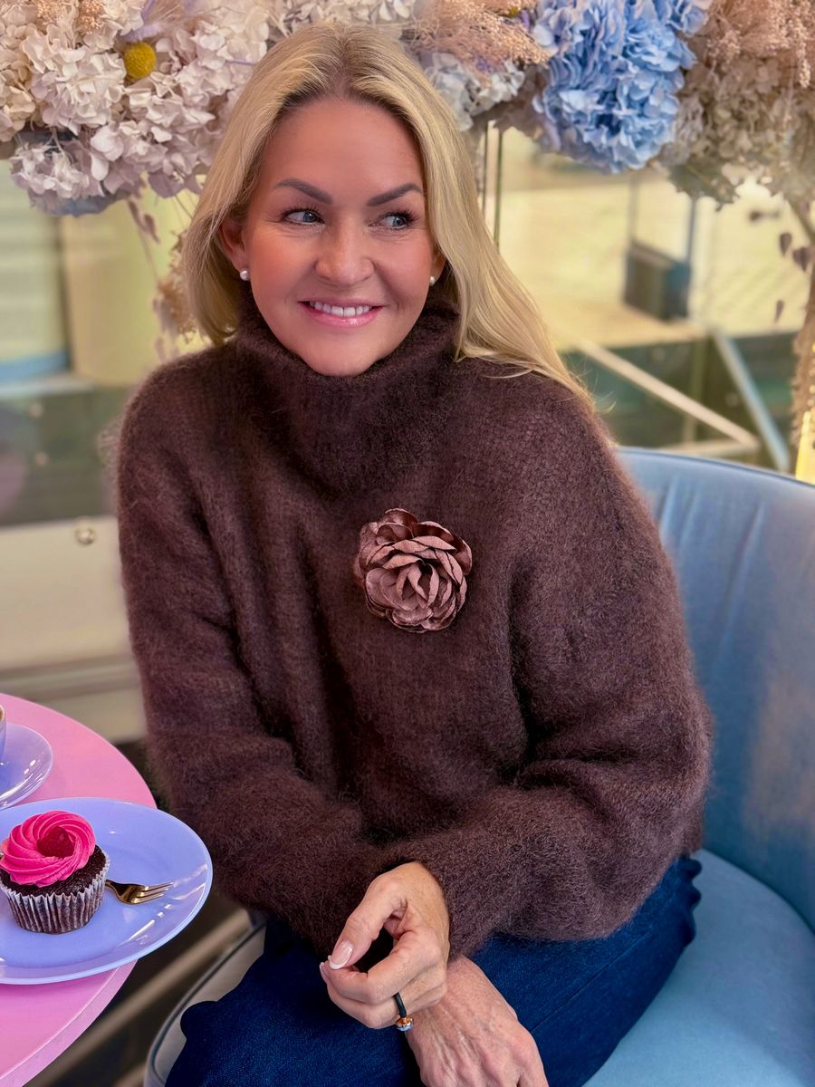 Noeline High Neck Mohair Sweater