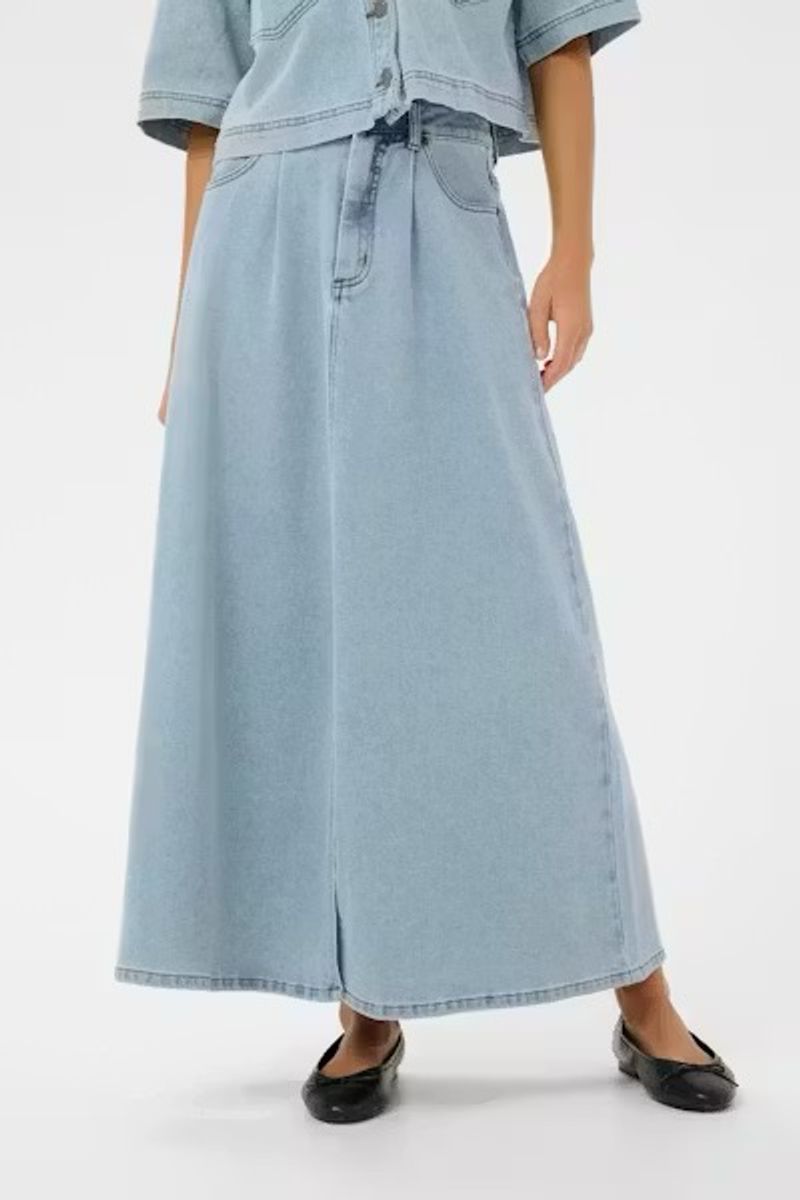 Aminna Denim Skirt Kaffe