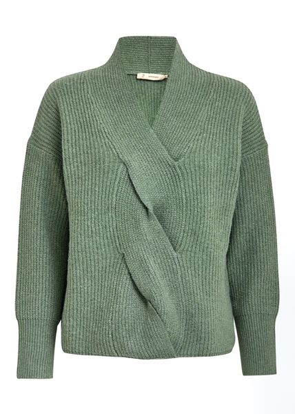 Hovedbilde Feline V-Neck Pullover Peppercorn