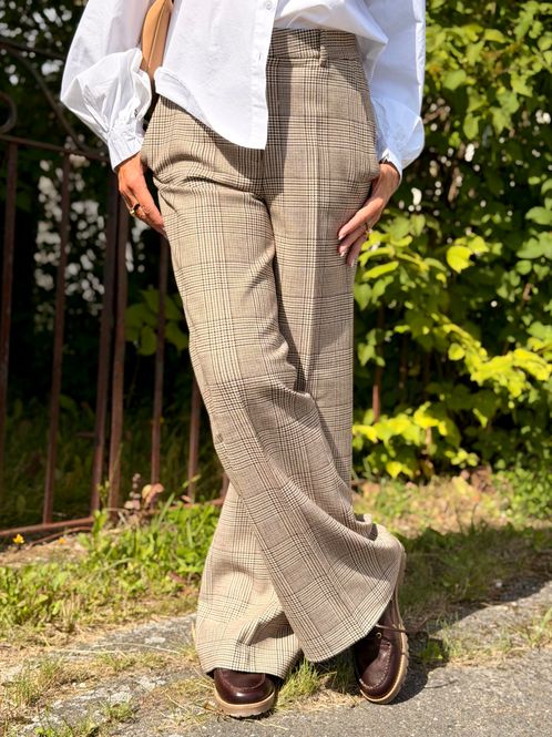Hovedbilde Alexis Wool Pants Glencheck Cambio