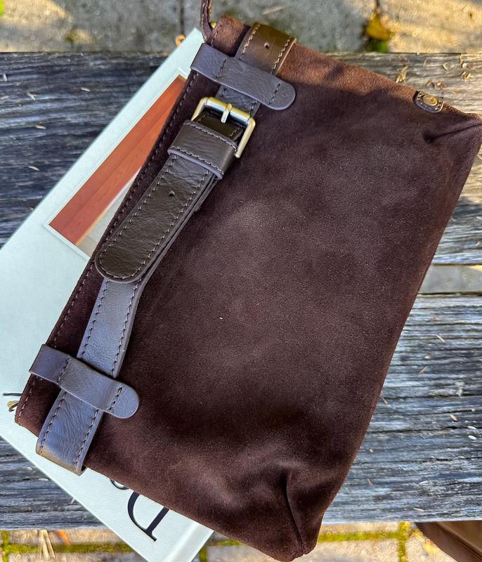 Cool Suede Clutch Depeche
