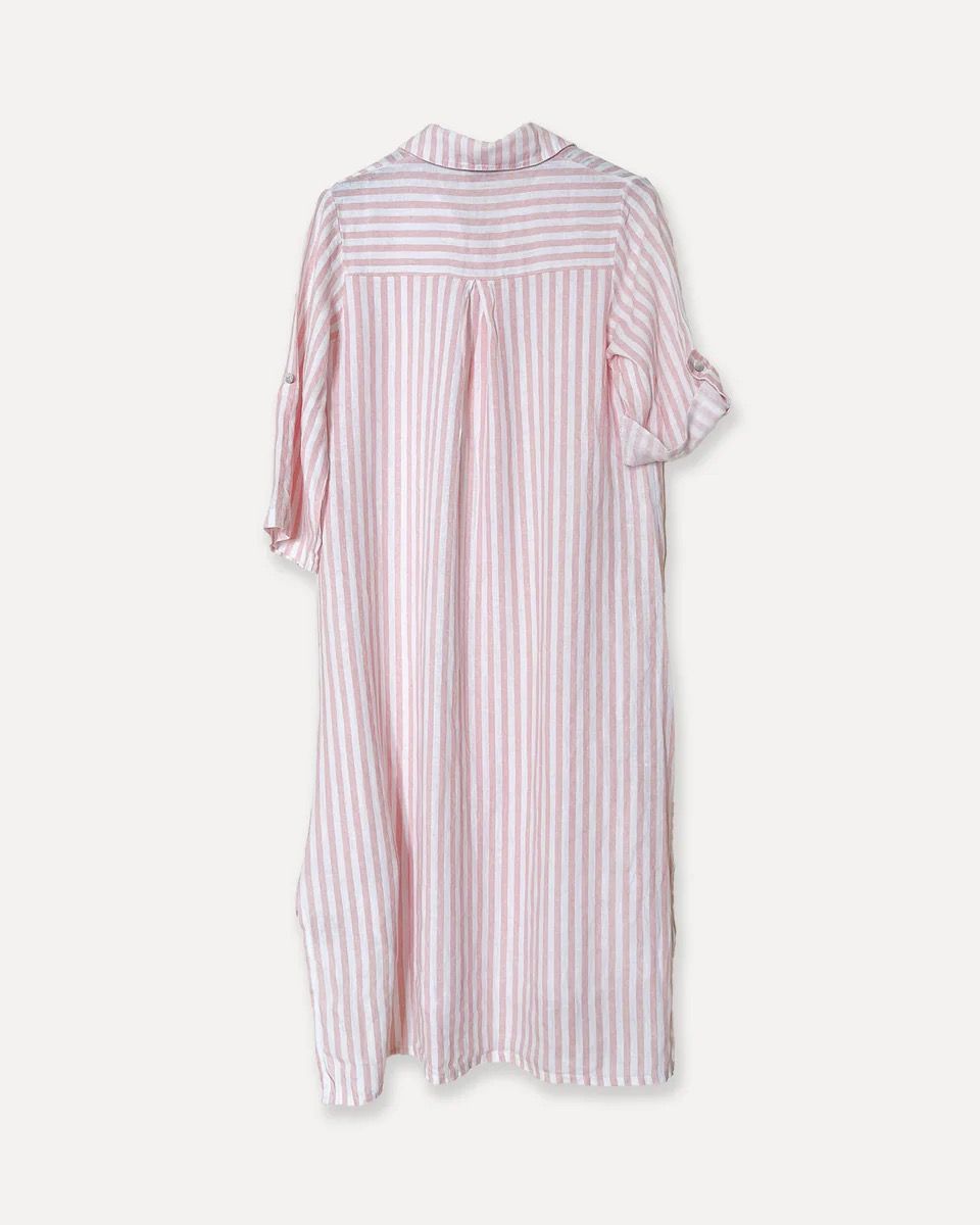 Savona Striped Attitude Linen Dress