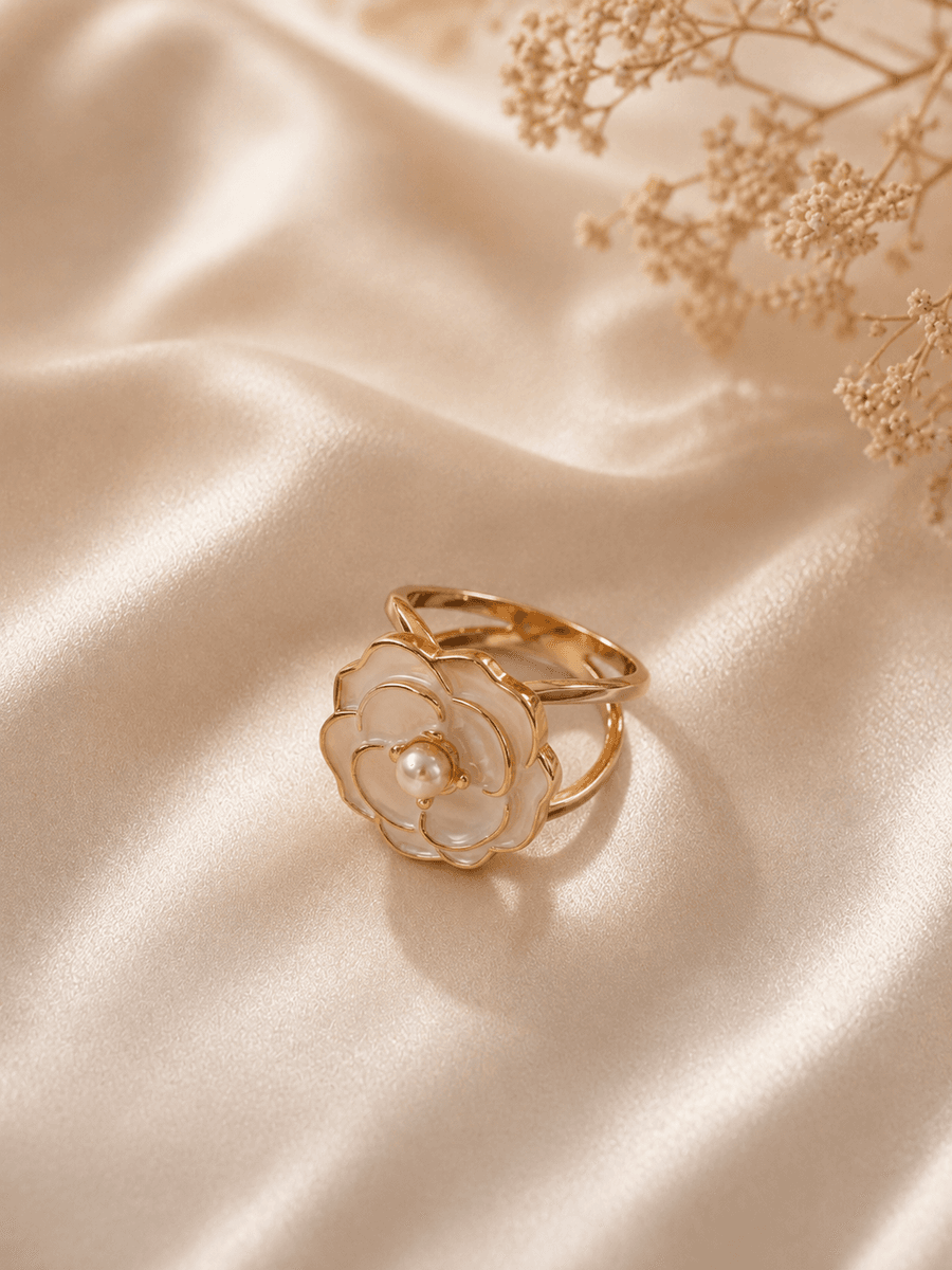 Scarf Ring Flower
