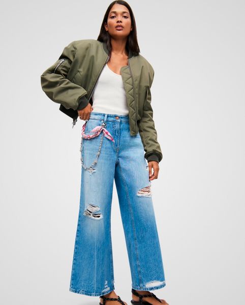 Hovedbilde Cambio Palazzo Cropped Authentic Destroy