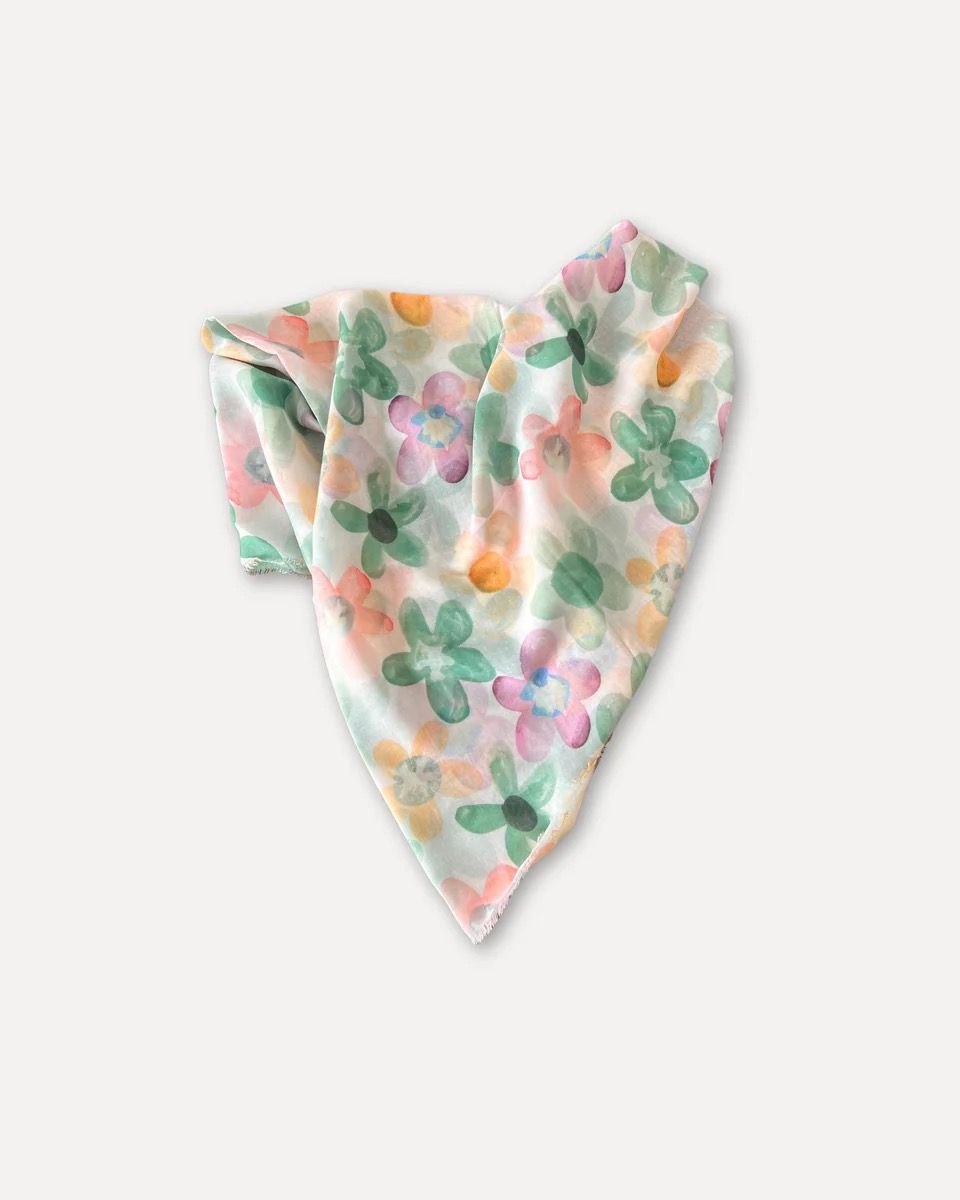Mary Flower Scarf