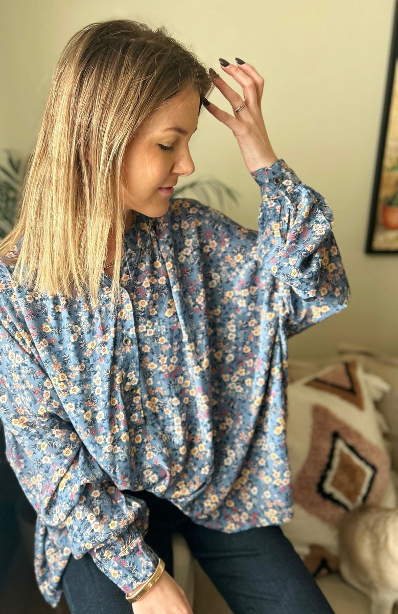 Floral Oversized Blouse