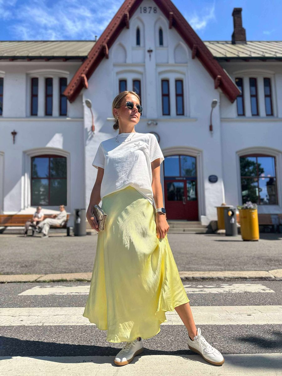 Satin Skirt 