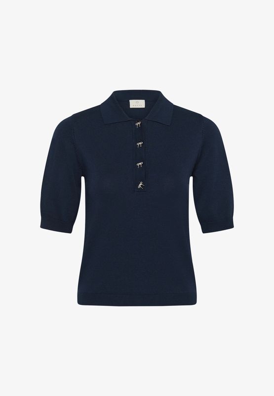Lizza Polo Pullover Kaffe