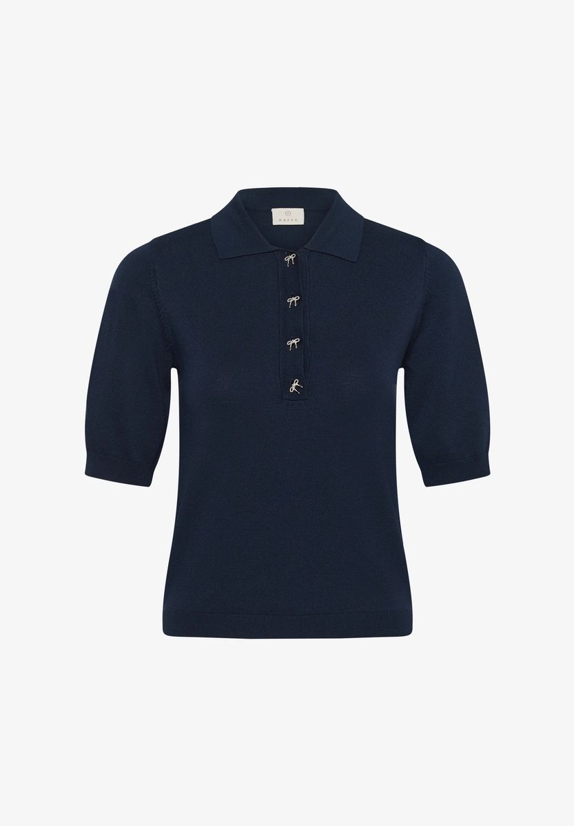 Lizza Polo Pullover Kaffe