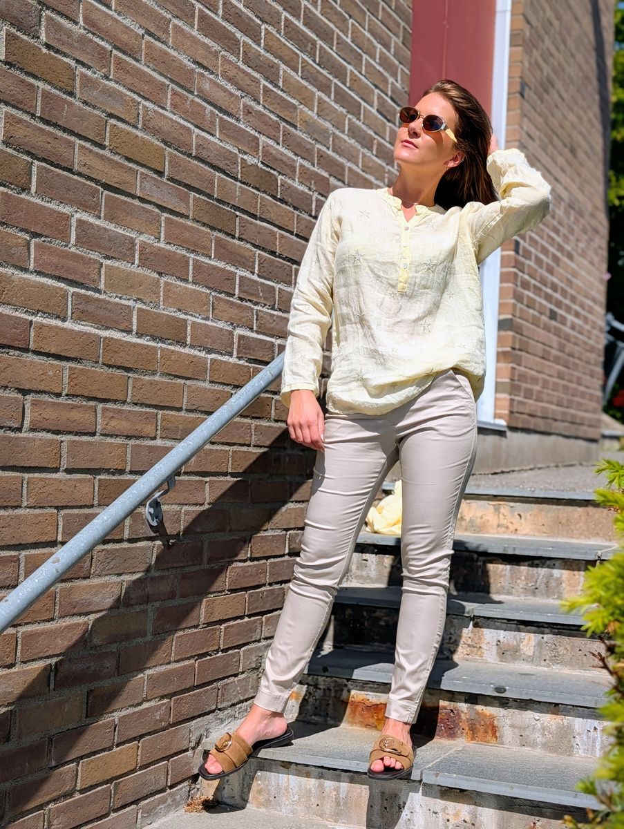 Lea Chino Pant Kaffe