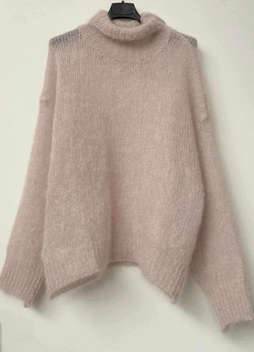 Noeline High Neck Mohair Sweater