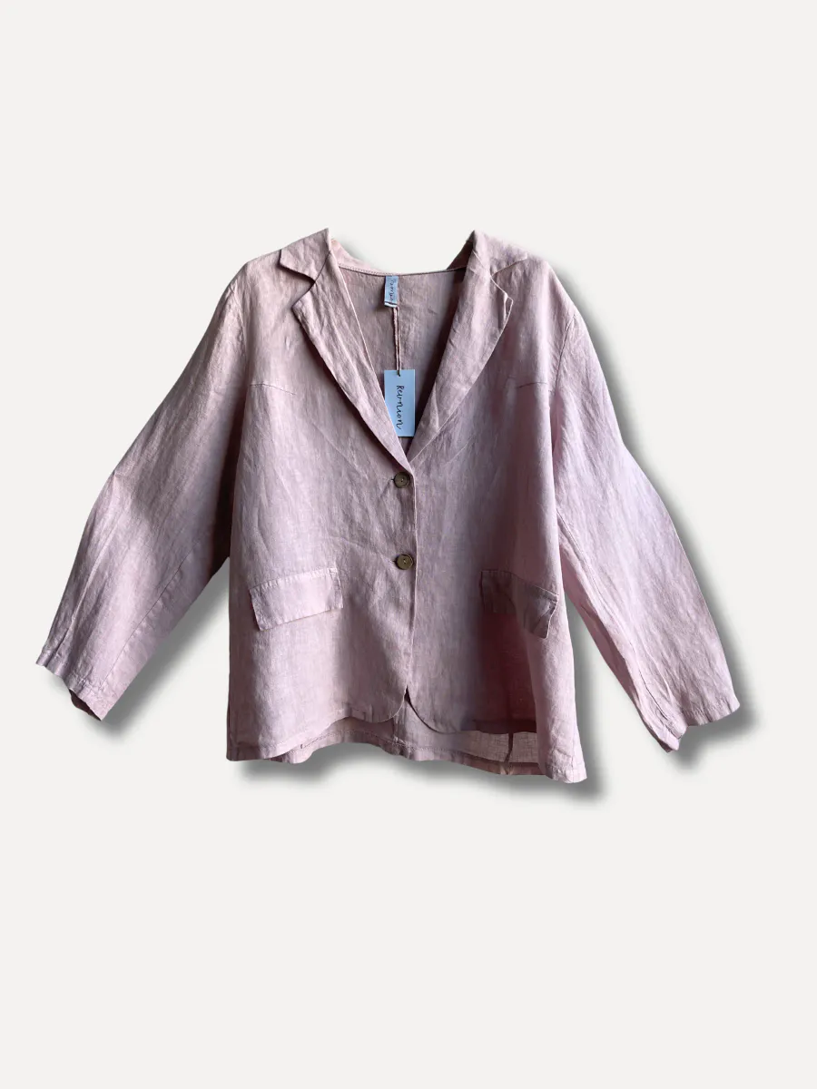 Bee Attitude Pink Linen Set Reunion