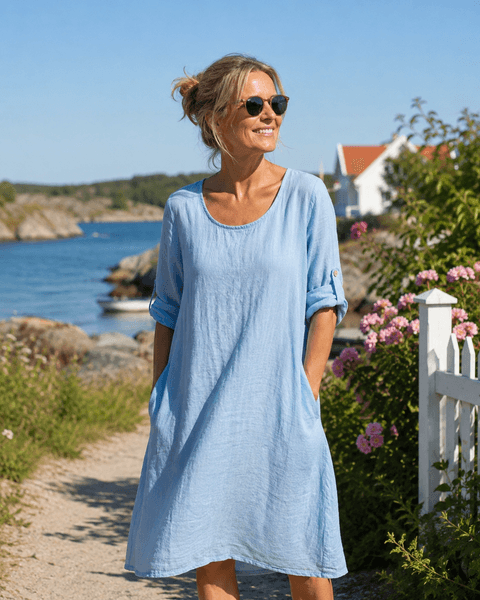 Hovedbilde Sky Linen Dress