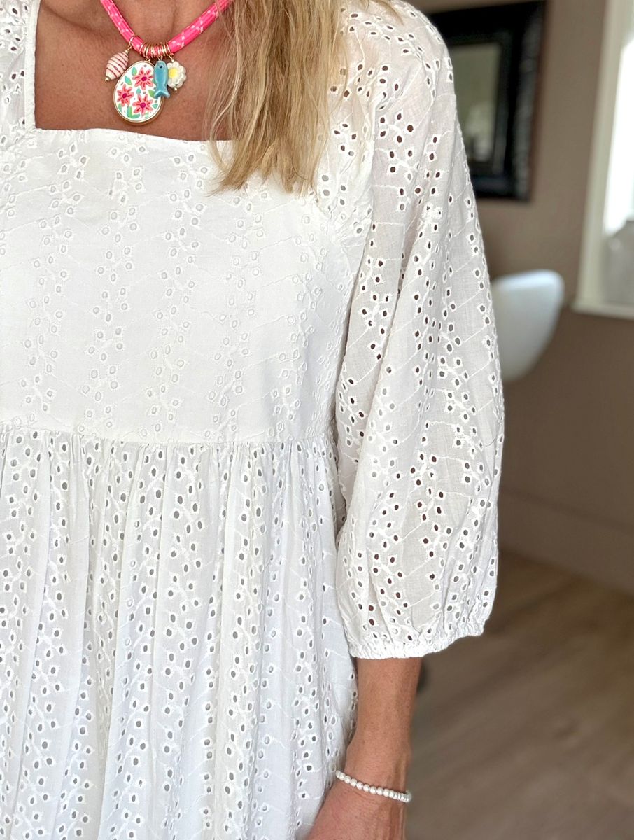 CC Heart Nora Long Broderi Dress