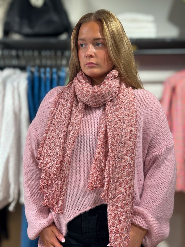 Pink Viscose Scarf