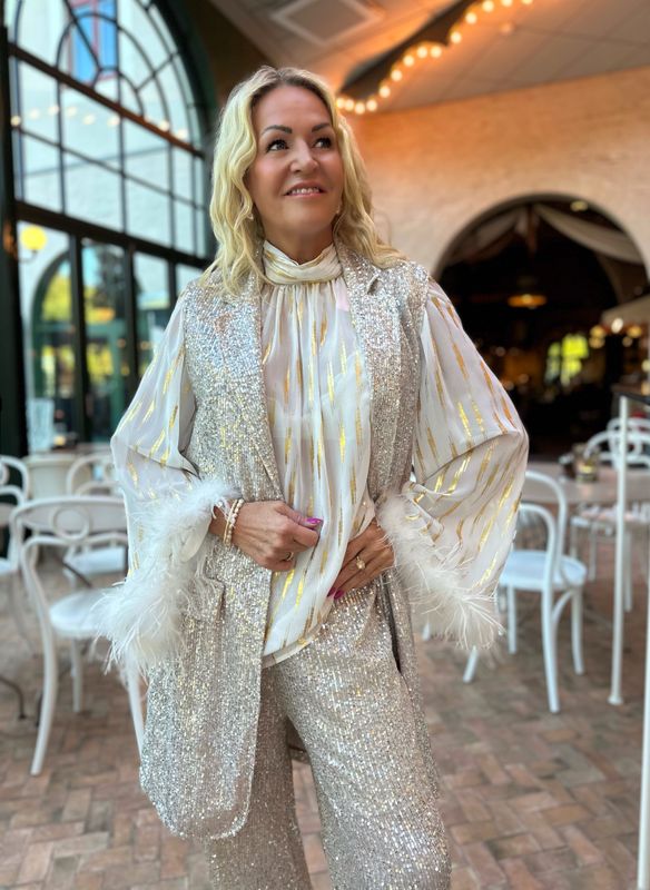 Sequin Stretchy Pant