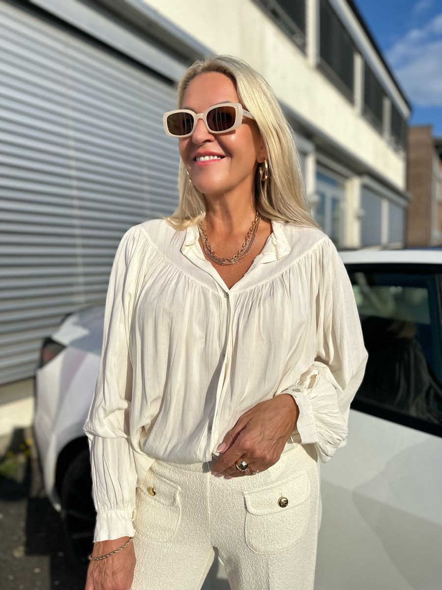 Golden Stripe Blouse