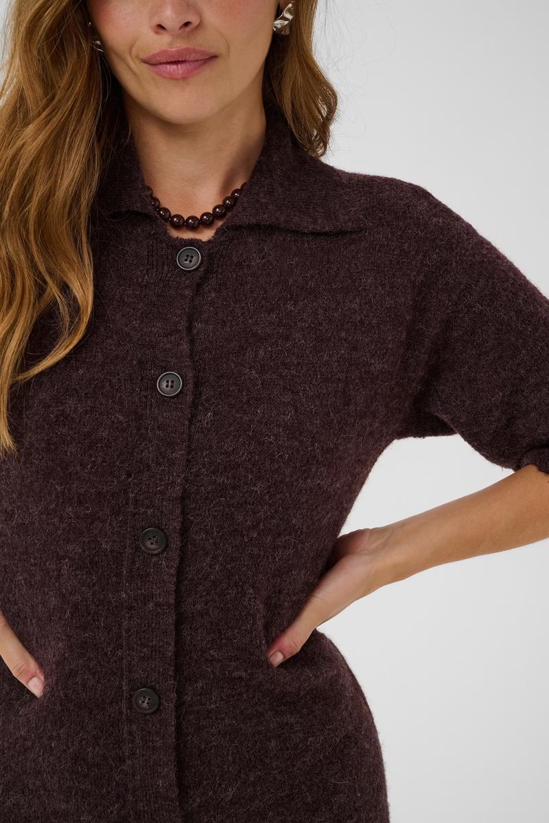 Signe Knit Dress Kaffe