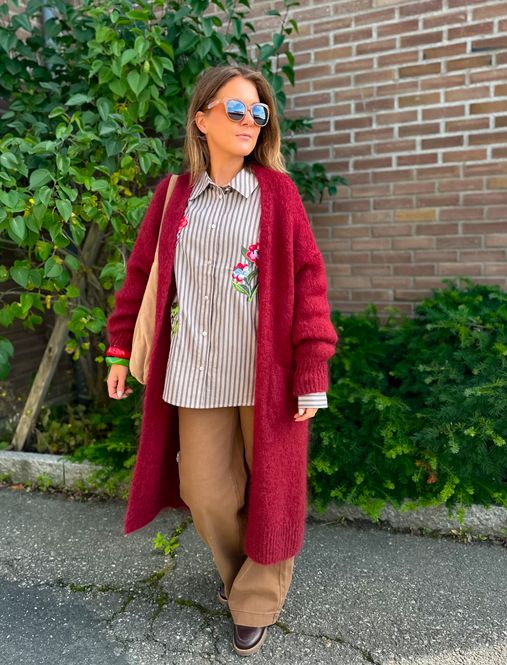 Hovedbilde Long Mohair Knit Cardigan